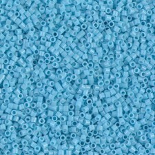 Miyuki delica beads 15/0 - Opaque light blue DBS-725